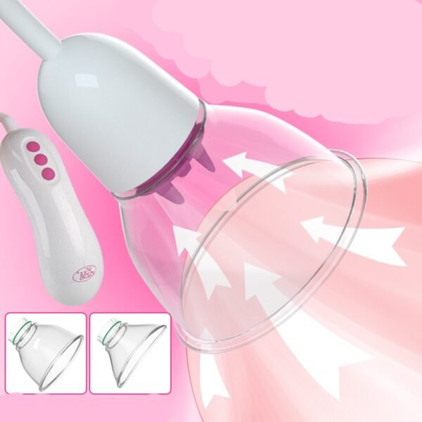 Vibrating Nipple Pumps For Women. Couple. Fully Automatic